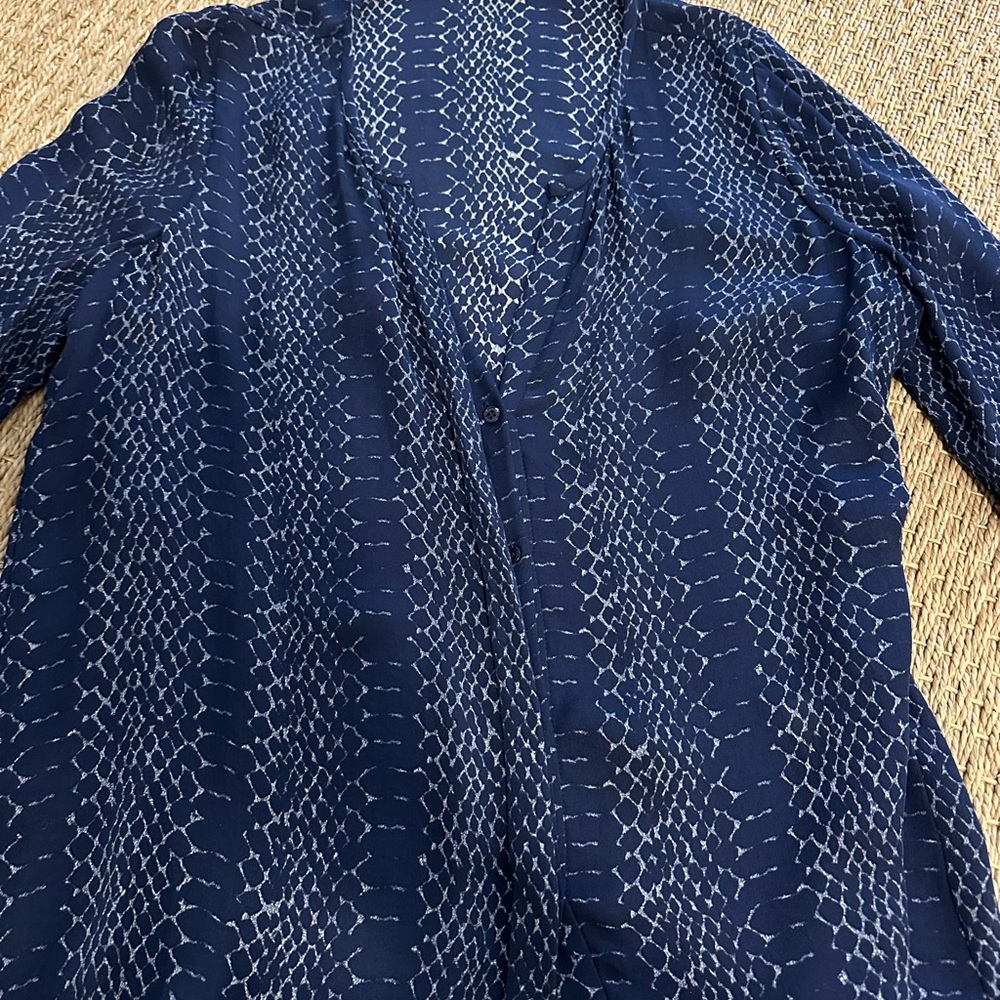 Joie 100% Silk long sleeve top